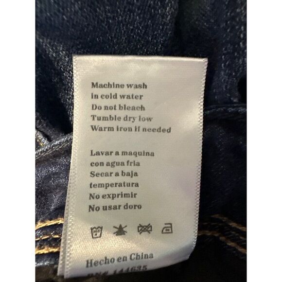 KanCan Dark Wash High-Rise Distressed Jeans KC6088M  Size 28 - Picture 9 of 10